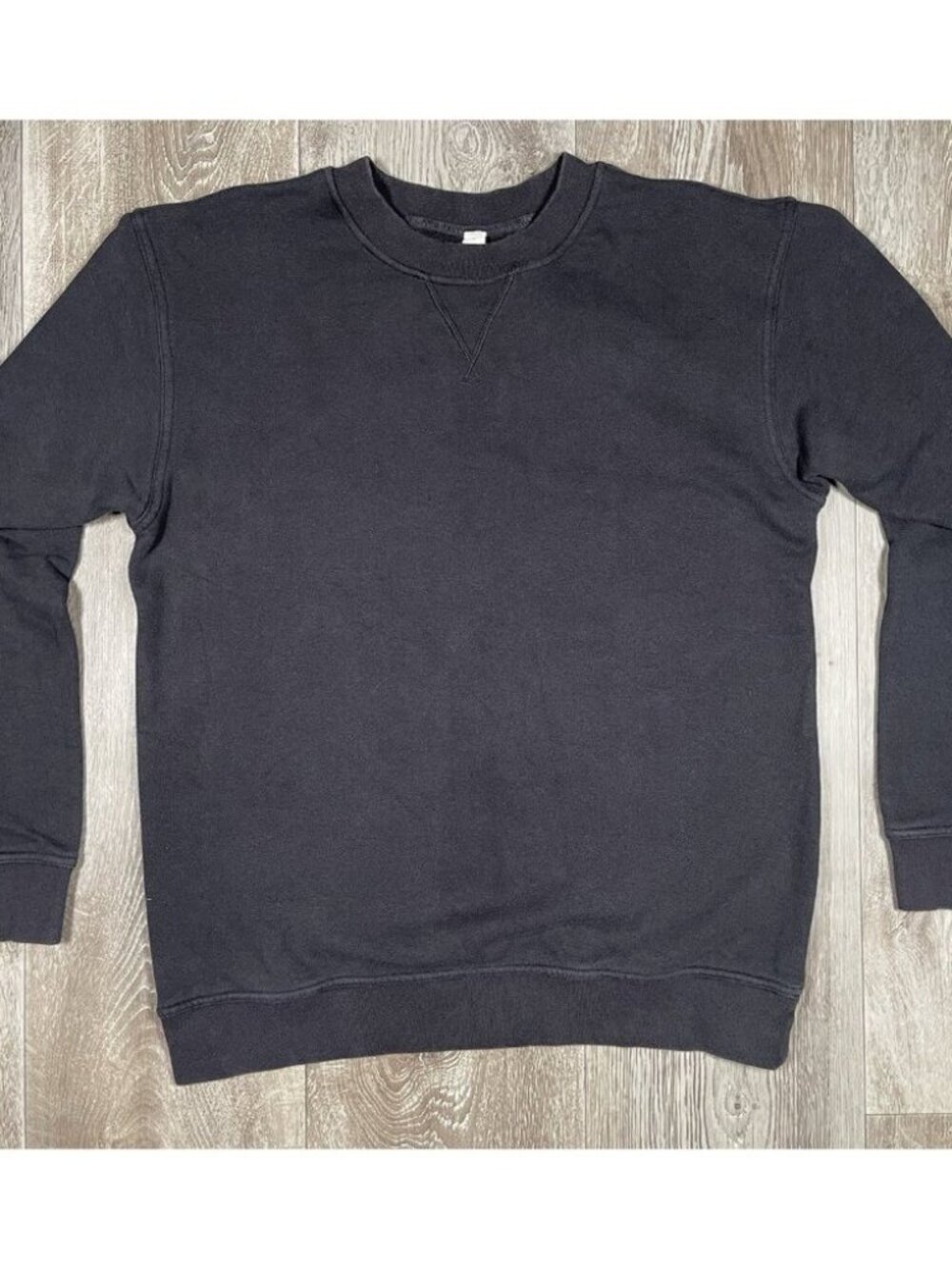 Lululemon All Yours Black Crewneck Sweatshirt “armanino” Branded - Women Size 6